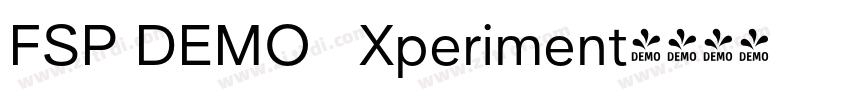 FSP DEMO   Xperiment字体转换